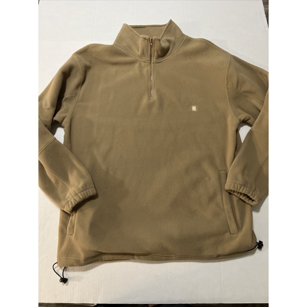 South Pole 1/4 Zip‎ Fleece Pullover Men's Size Large Beige NWT - Picture 3 of 15